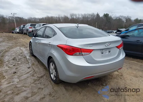 2011 Hyundai Elantra Gls from USA, damaged, VIN 5NPDH4AE3BH002603